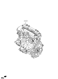 R8C012BB00-ENGINE ASSY-SUB