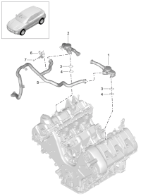 94610723933-PORSCHE CAYENNE VENT LINE