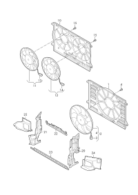 4M8121283A-PORSCHE CAYENNEAIR DUCT CENTRE