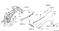 631003JA0B-FENDER-FRONT RH