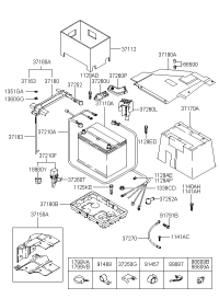 3727039000-Wiring assy-earth