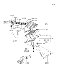 2811139501-COVER-AIR CLEANER