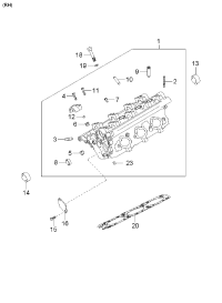 2231139501-GASKET-CYLINDER HEAD RH