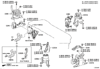12371F0130-INSULATOR, ENGINE MOUNTING, REAR
