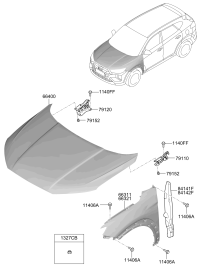 66311F8500-Panel-fender, lh