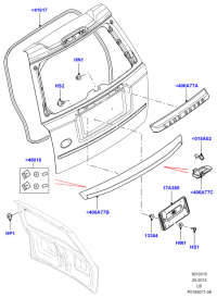 LR002146-Bracket-license plate
