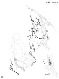 94550487-Belt retractor, front (black)