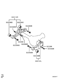 MR374561-BRACKET,FR DIFF MOUNTING,L