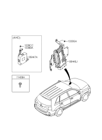 954473B400-ECU-4WD