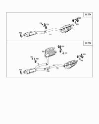 2074908735-HOSE,BY PASS RADIATOR-C(W204)