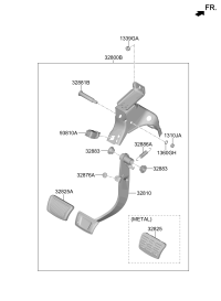 32800Q2200-PEDAL ASSY-BRAKE