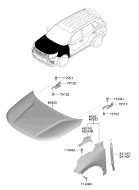 66316Q2000-REINF ASSY-RAD CORE UPR