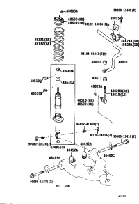48510A9180-ABSORBER ASSY, SHOCK, FRONT LH