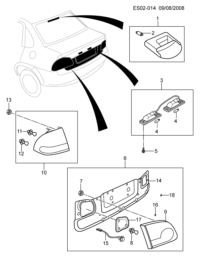 92100945-Stop lamp & tail light bulb (8.991)