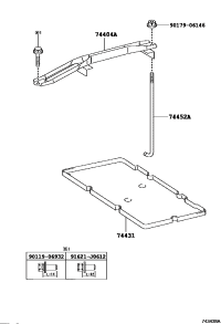 7440433120-CLAMP SUB-ASSY, BATTERY