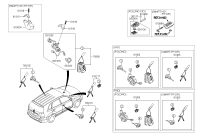 819002P710-LOCK ASSY-STRG & IGN PIC