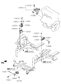 218102V500-BRACKET ASSY-ENGINE MTG