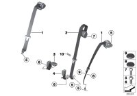 72117243310-S/belt under ctr & rh