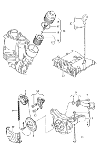 03C115611R-GAUGE,OIL LEVEL