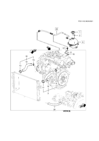 39154406-Hose (part 3), radiator inlet
