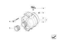 12317533270-ALTERNATOR 14V/150AMP1/E81/E87