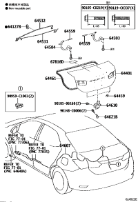 6440102D60-PANEL SUB-ASSY, LUGGAGE COMPARTMENT DOOR