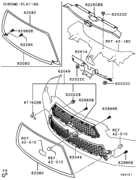 7450A588-COVER,HEADLAMP SUPT