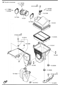 P5F1133A0-ELEMENT, AIR CLEANER ATK412