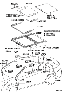 63205YK010-CABLE SUB-ASSY