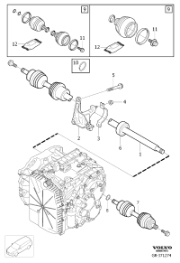 36011297-Shaft, replace, rh