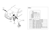 912102C730-COVER-RELAY & FUSE BOX UPR