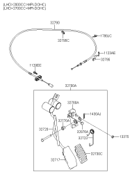 327902C100-CABLE ASSY-ACCELERATOR