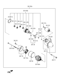 361002F050-STARTER12V 13T 1.4KWTOY CAMRY 4 CYL