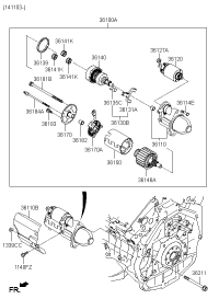 361002F155-STARTER12V 13T 1.4KWTOY CAMRY 4 CYL