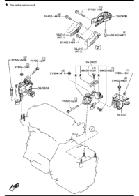 KD5L39011-Bracket NO.1, engine