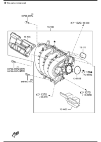 PE7W13100A-MANIFOLD INTAKE