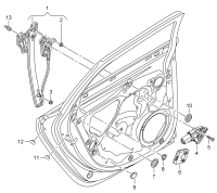 L4GD839461-WINDOW WINDER LH FRT/A6