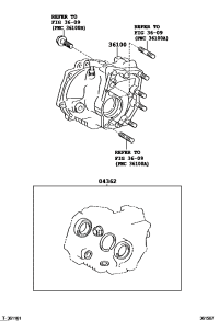 0436242020-GASKET KIT, TRANSFER OVERHAUL