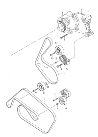 06E903137AK-Ribbed v belts