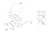 81130S7000-Lock assy-hood