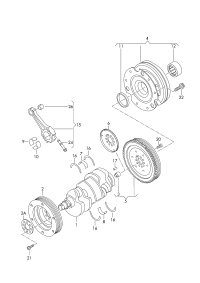06E105101AK-Crankshaft