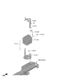37180S7000-Sensor assy., battery