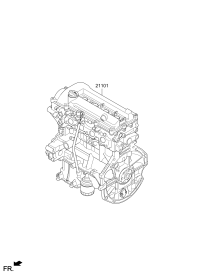 Z55H103D00-ENGINE ASSY-SUB