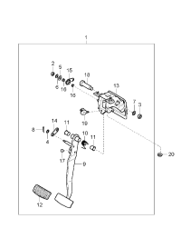 328003F000-PEDAL ASSY-BRAKE