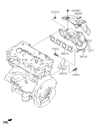 285102EGA0-MANIFOLD CATALYTIC ASSY-EXH