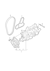 05E121111AH-WATER PUMP-A3/A4/A5/TT