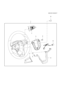 95316068-Steering wheel (incl 2-7,9)