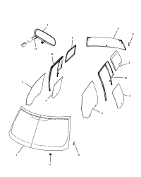 68003722AA-Transport assy-windshield 30 Lite glass