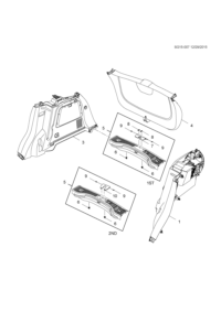 95277489-Garnish assy-qtr lwr (black)