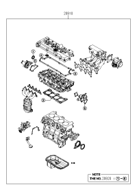 2091023C20-GASKET KIT-ENGINE OVERHAUL